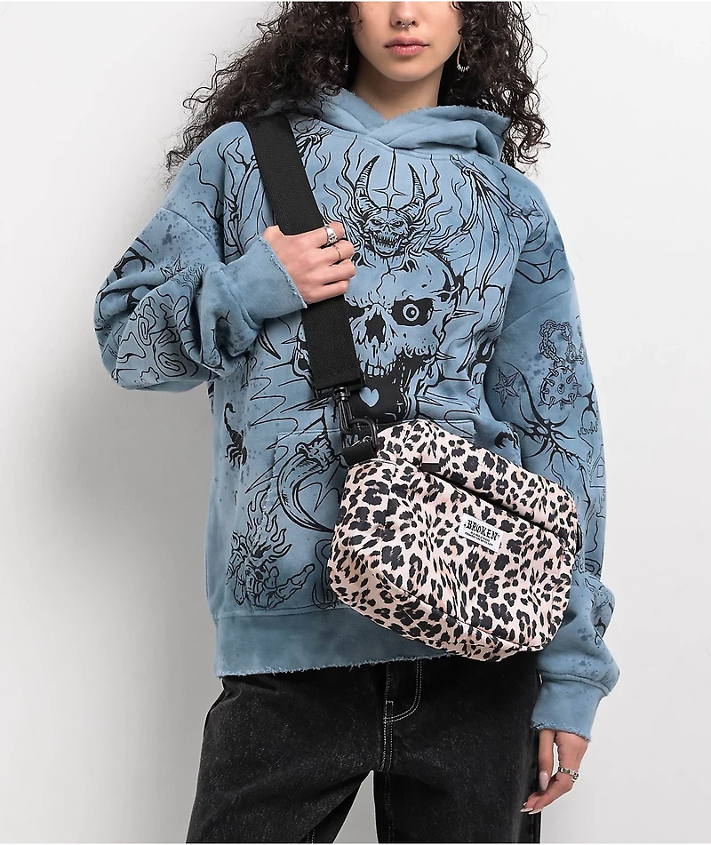 Broken Promises Leopard Crossbody Bag