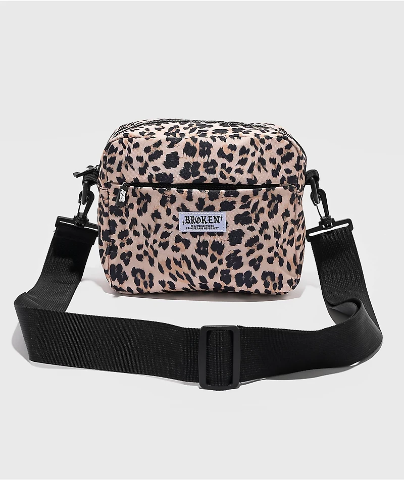 Broken Promises Leopard Crossbody Bag