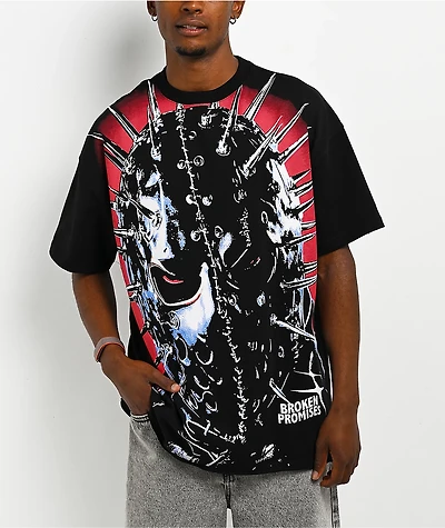 Broken Promises Locked Jaws Black T-Shirt