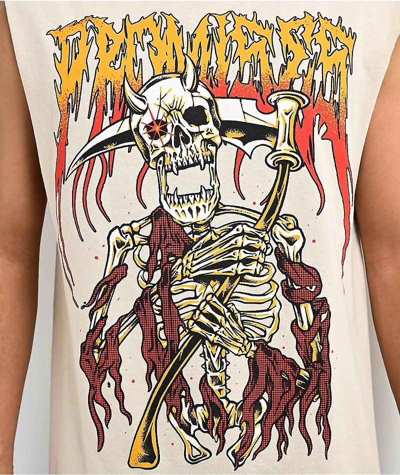 Broken Promises Lockjaw Sand Tank Top