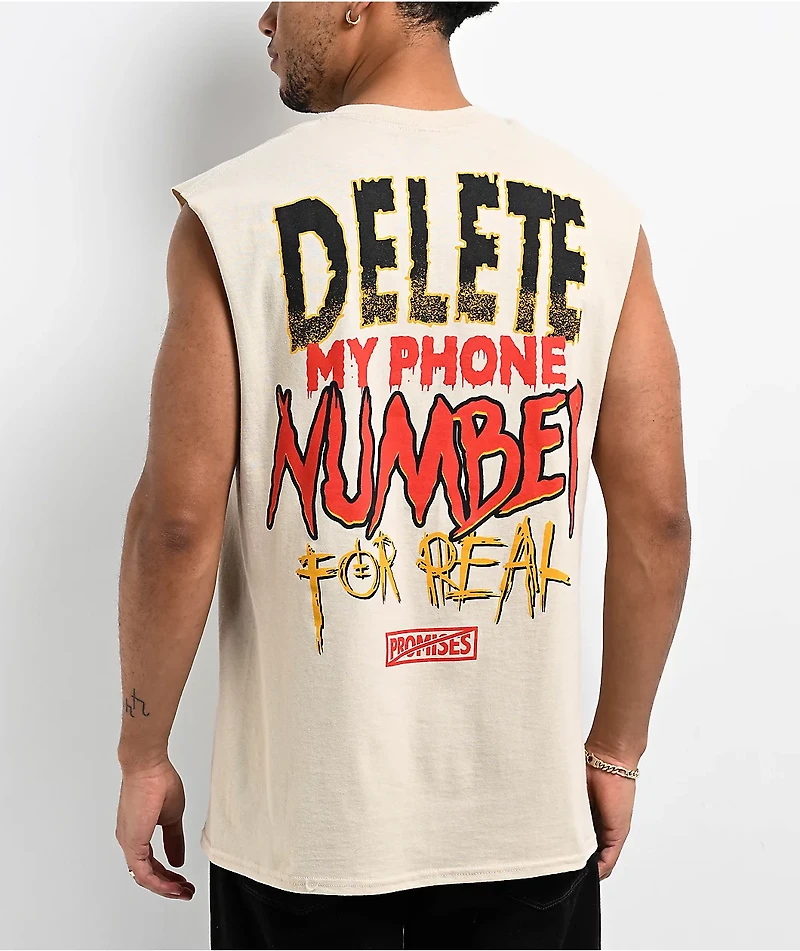 Broken Promises Lockjaw Sand Tank Top
