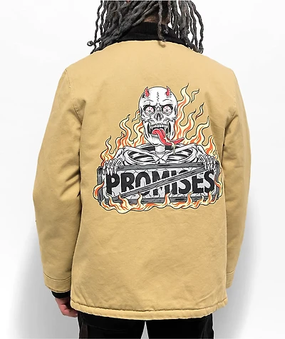 Broken Promises Louis Khaki Gas Jacket