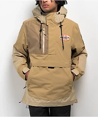 Broken Promises Louis Tan 10K Anorak Snowboard Jacket