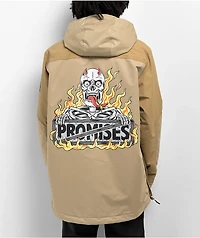 Broken Promises Louis Tan 10K Anorak Snowboard Jacket
