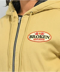 Broken Promises Louisa Beige Gas Station Jacket