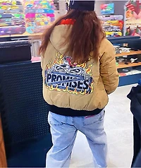 Broken Promises Louisa Beige Gas Station Jacket