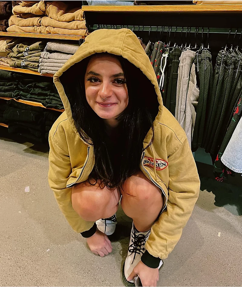 Broken Promises Louisa Beige Gas Station Jacket