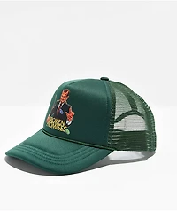 Broken Promises Love Is A Gamble Green Trucker Hat