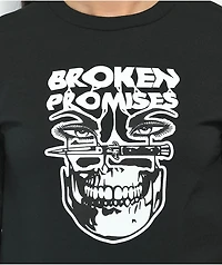 Broken Promises Love Is Lethal Black Long Sleeve T-Shirt