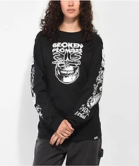 Broken Promises Love Is Lethal Black Long Sleeve T-Shirt