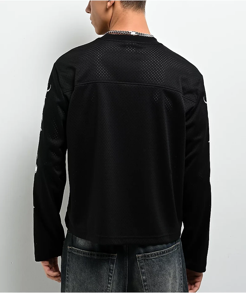 Broken Promises Mausoleum Black Long Sleeve Jersey