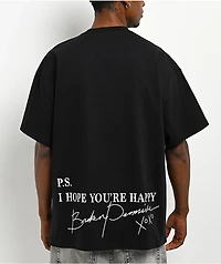 Broken Promises Memoir Rhinestone Black T-Shirt