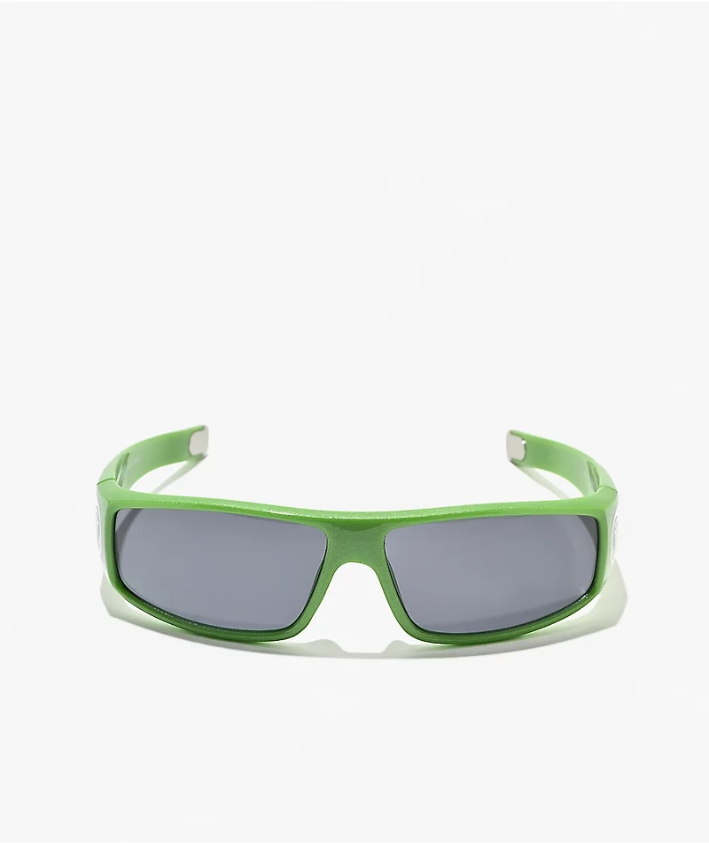 Broken Promises Moneymaker Green Sunglasses