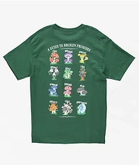 Broken Promises Mushroom Guide Green T-Shirt