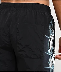 Broken Promises Nautical Black Board Shorts