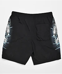 Broken Promises Nautical Black Board Shorts