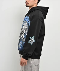 Broken Promises Nautical Rhinestone Black Hoodie