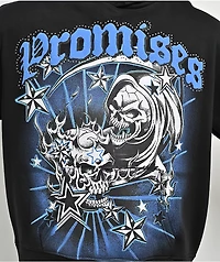 Broken Promises Nautical Rhinestone Black Hoodie
