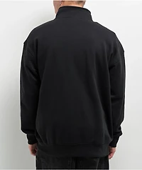 Broken Promises Never Kept Black Quarter Zip Sweatshirt