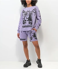 Broken Promises Okay To Cry Purple Crewneck Sweatshirt