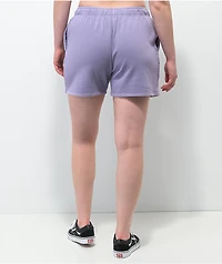 Broken Promises Okay To Cry Purple Sweat Shorts
