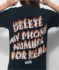 Broken Promises Old Flame Navy T-Shirt