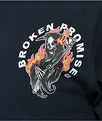 Broken Promises Old Flame Navy T-Shirt