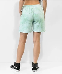 Broken Promises Outsider Teal Tie Dye Sweat Shorts