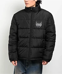 Broken Promises Pain Fades Black Puffer Jacket