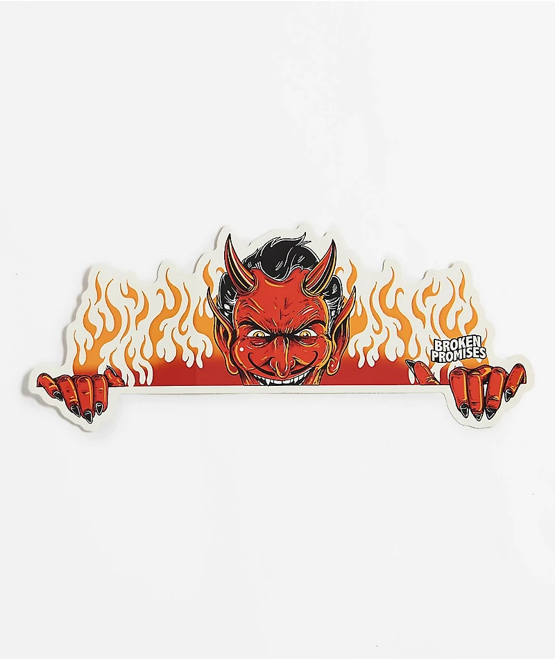 Broken Promises Peekaboo Jumbo Sticker
