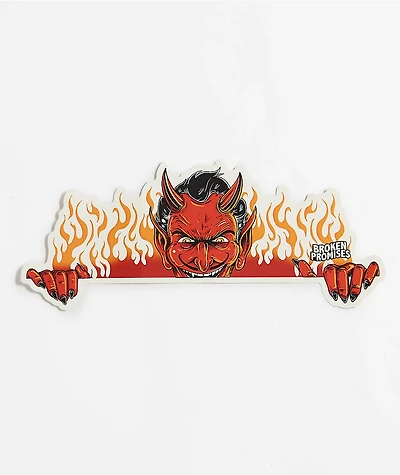 Broken Promises Peekaboo Jumbo Sticker