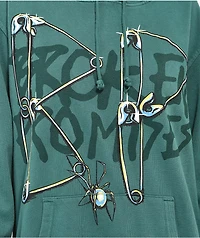Broken Promises Piercer Green Hoodie