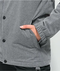 Broken Promises Problems Black & Grey Snowboard Jacket