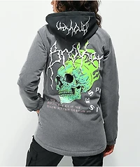 Broken Promises Problems Black & Grey Snowboard Jacket