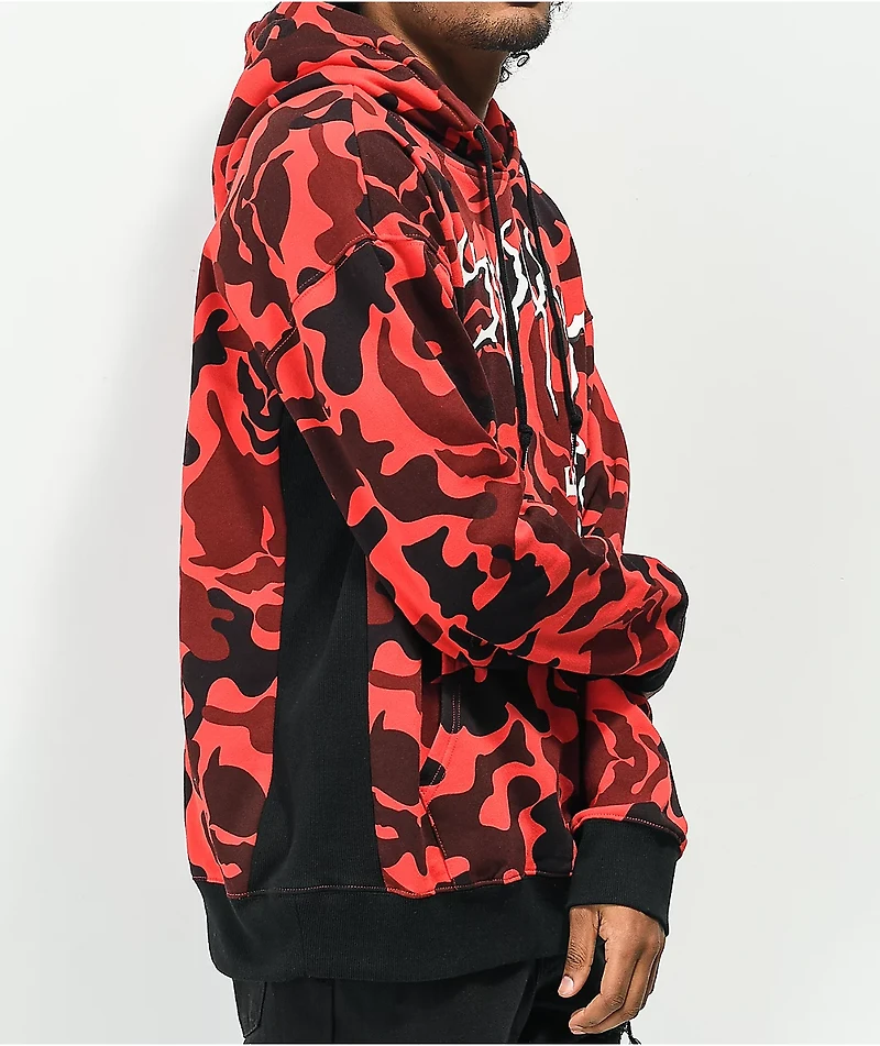 Broken Promises Prom Demon Red & Black Camo Hoodie