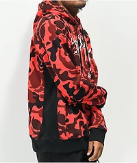 Broken Promises Prom Demon Red & Black Camo Hoodie