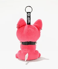 Broken Promises Puck Pink Plush Keychain