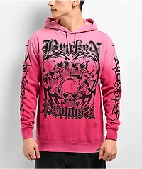 Broken Promises Purgatory Pink Wash Hoodie