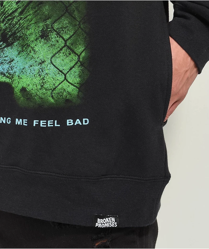 Broken Promises Ravenous Black Hoodie