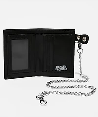 Broken Promises Reaper Black Chain Wallet