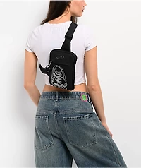 Broken Promises Reaper Black Crossbody Bag