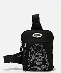 Broken Promises Reaper Black Crossbody Bag