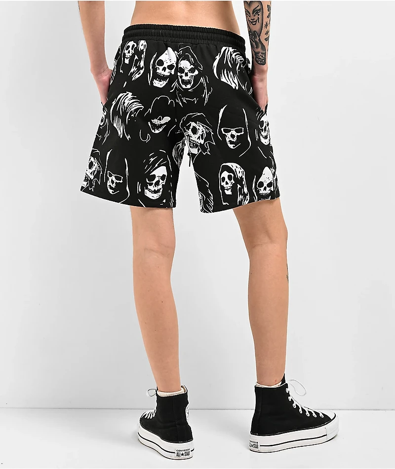 Broken Promises Reaper Guide Black Sweat Shorts