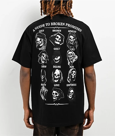 Broken Promises Reaper Guide Black T-Shirt