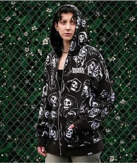 Broken Promises Reaper Guide Black Zip Hoodie