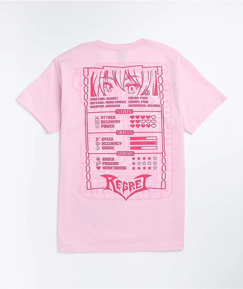 Broken Promises Regret And Reboot Pink T-Shirt