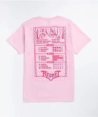 Broken Promises Regret And Reboot Pink T-Shirt