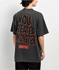 Broken Promises Rest Pieces Washed Black T-Shirt