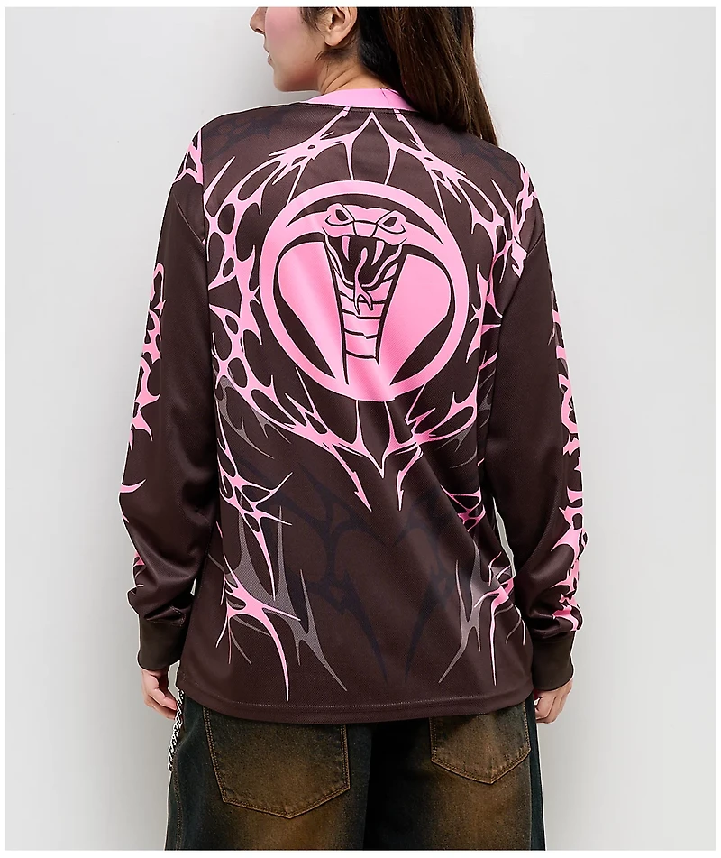 Broken Promises Ritual Moto Brown Long Sleeve Jersey