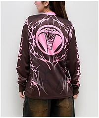 Broken Promises Ritual Moto Brown Long Sleeve Jersey